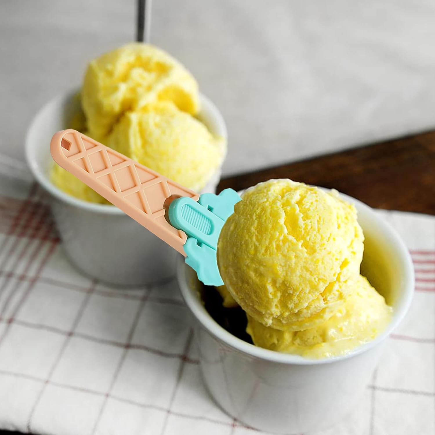 5509 Ice Cream Spoons 2pcs Plastic Water Melon Scoopers with Trigger Dipper and Adults for Summer Party Ice Cream Scoop, Food Serving Spoon Kitchen Tools Ice Cream Digging Spoon Household Spoons Cupcake Spoons Aps Fruit Ball Player (2 Pc) 5509 Ice Cream Spoons 2pcs Plastic Water Melon Scoopers with Trigger Dipper and Adults for Summer Party Ice Cream Scoop, Food Serving Spoon Kitchen Tools Ice Cream Digging Spoon Household Spoons Cupcake Spoons Aps Fruit Ball Player (2 Pc)